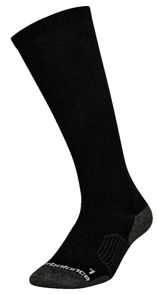 New Balance, Black Strategic Cushioned, Running Crew Socks, Mens Size 8.5-12.5 - Image 2 of 4