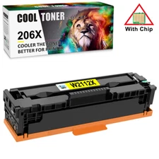 W2110A For HP 206A 206X Toner Black Color Laserjet Pro MFP M283cdw M283fdw Lot
