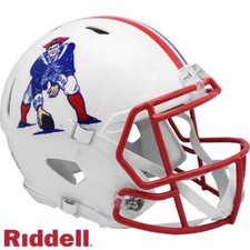 NEW ENGLAND PATRIOTS 1990-1992 T/B NFL FULL SIZE AUTHENTIC SPEED FOOTBALL HELMET