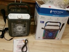 Singing Machine Karaoke Cube Multi-function Karaoke System with dancing lights