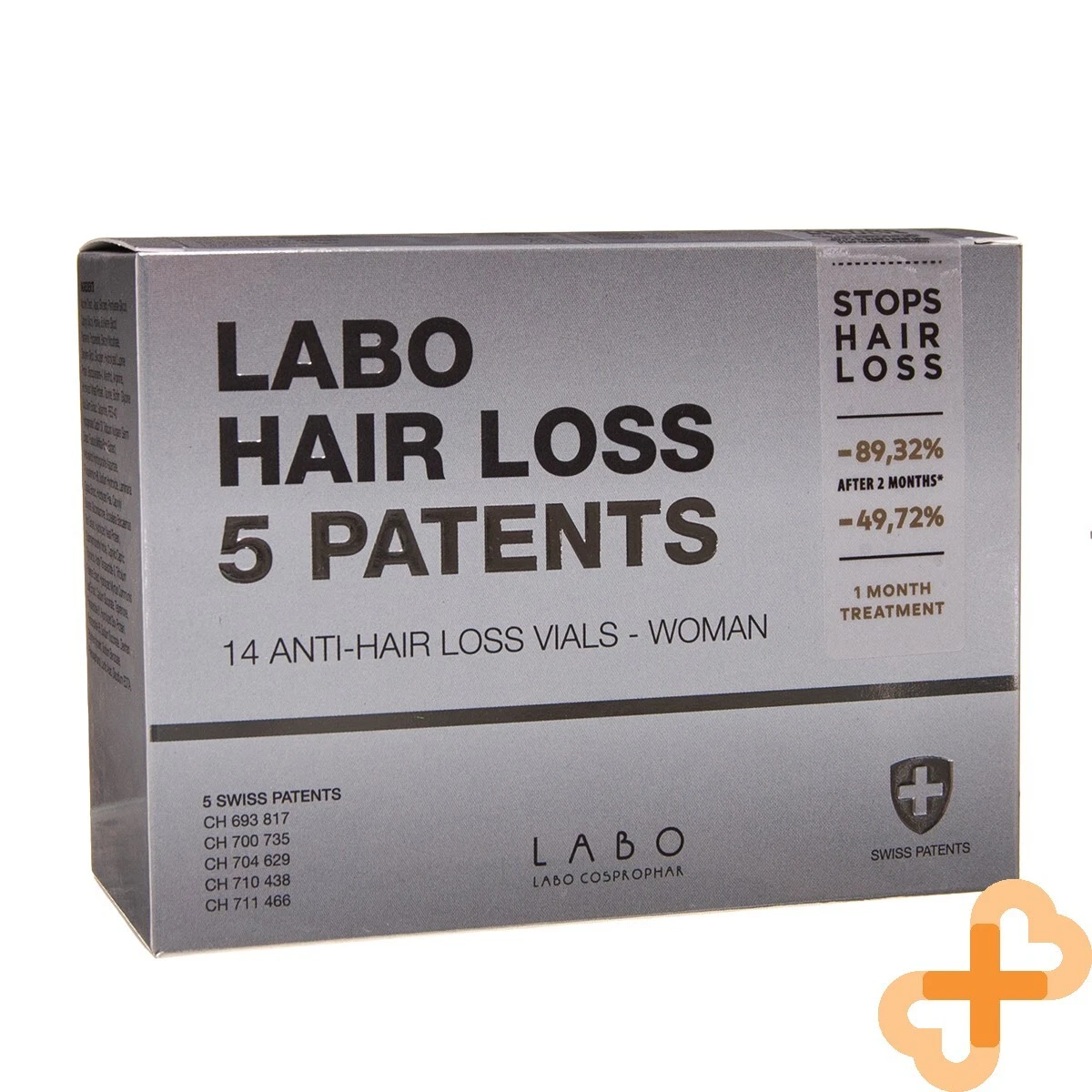 LABO Hair Loss 5 PATENTS Ampoules To Stop For Women 1 month. Course