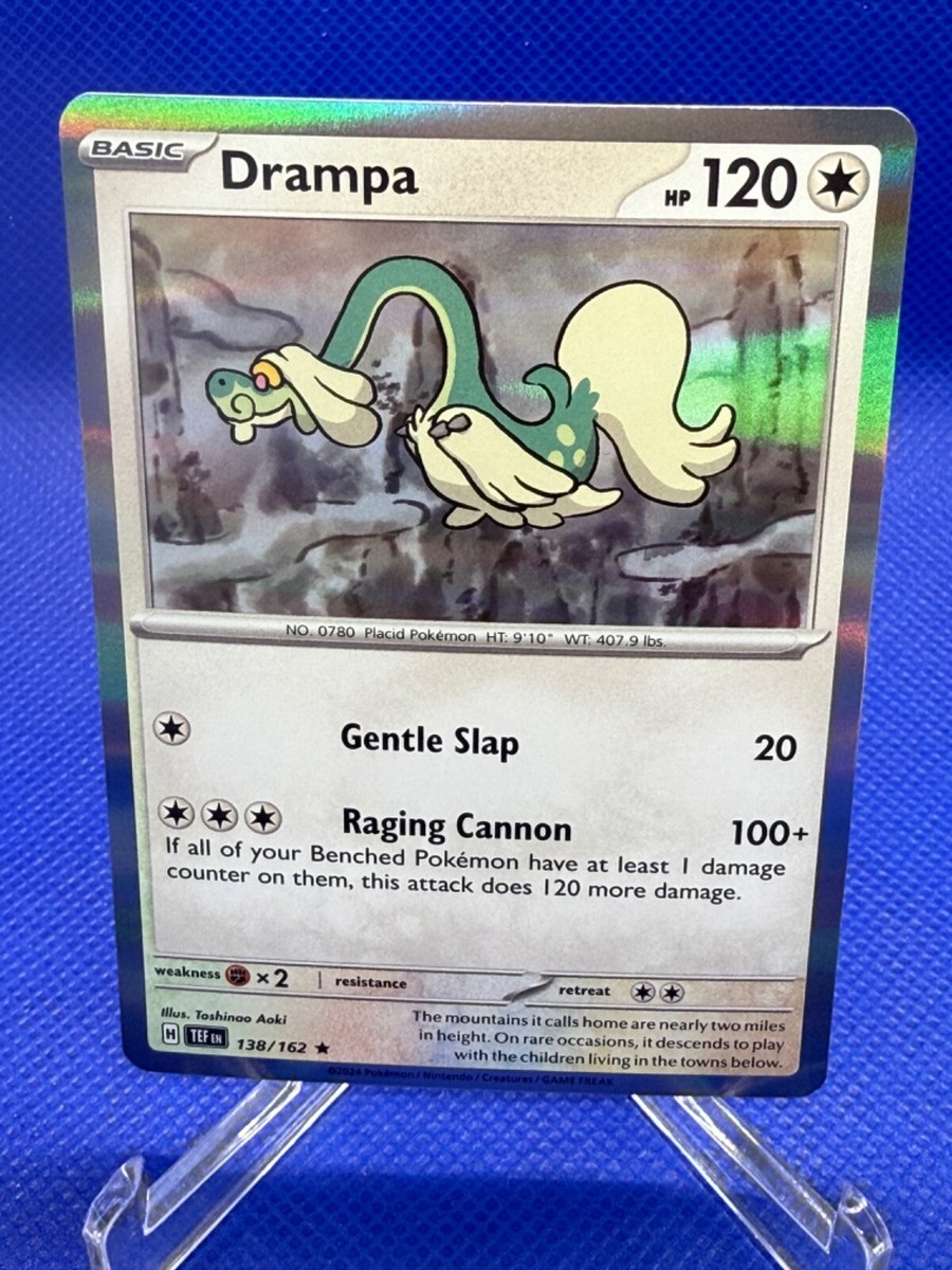 drampa pokemon card holo - 51/70 - Dragon Majesty Drampa - 138/162 Temporal Forces
