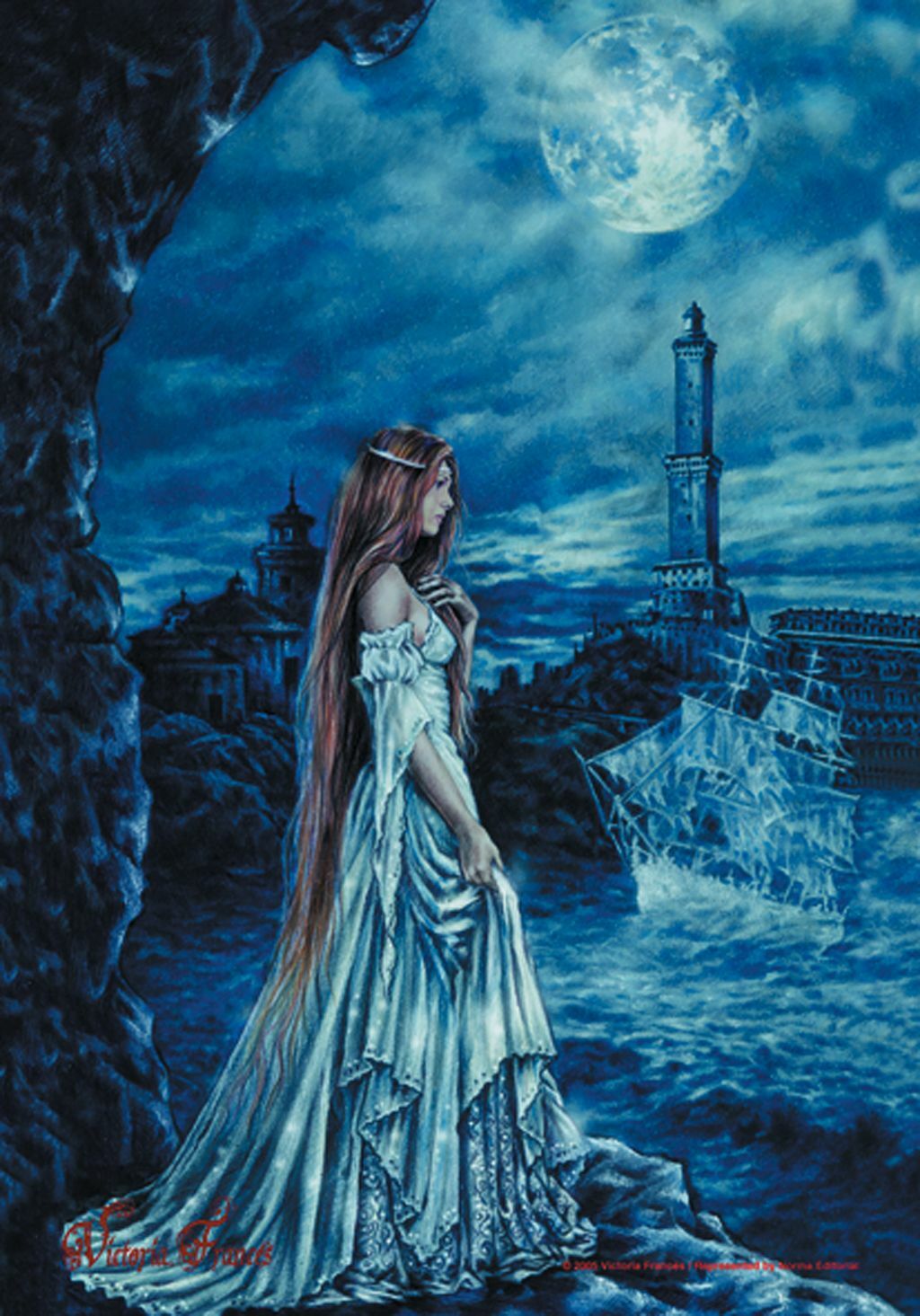 Victoria Frances Azul Genova Posterfahne Flagge Poster NEU & OFFICIAL