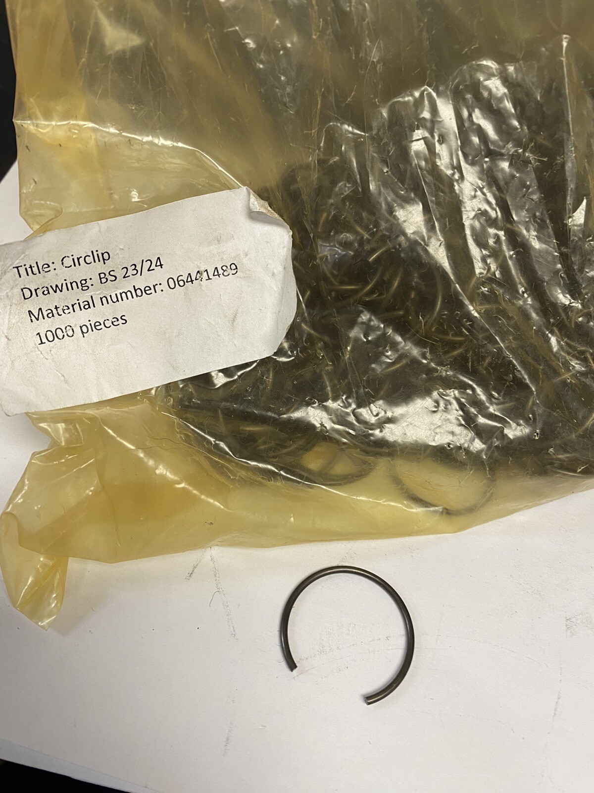 MAHLE 06441489 Piston Pin Lock Ring for sale online | eBay