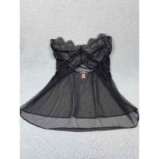 Victoria's Secret Women's Black Sheer Lace Cami Size L NWT Lingerie Camisole
