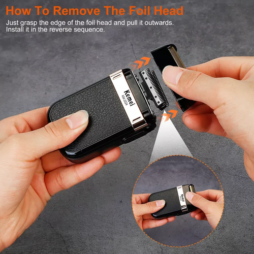 US Men's Electric Shaver Trimmer Razor Rechargeable Hair Beard Shaving Machine - Picture 5 of 12