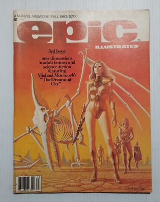 Marvel Magazine EPIC ILLUSTRATED #3 Fall 1980 Gulacy Cover 1st Dreadstar Appear.