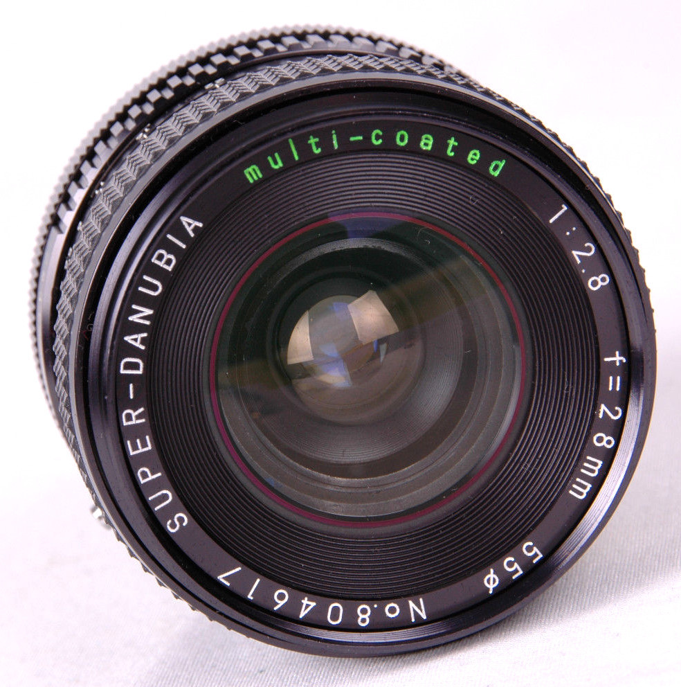 Super-Danubia for Canon FD f2.8/28mm Automatic Wide Angle Lens