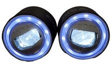 Nhx Rc Round Headlight Led Set - White Blue Ring Nhx Rc Round Headlight Led Set - White Blue Ring