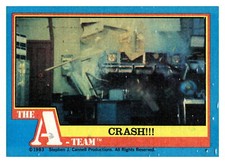 1983 Topps The A Team Original TV Show Card 4 Crash Faceman B A Baracus