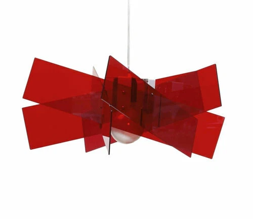 Lampadari da soffitto trasparente in metallo