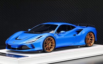 Ferrari F8 Tributo NOVITEC (Metallic Blue) [Davis & Giovanni] 1:18