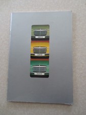 1970s Mercedes 200 D 220D & 240 D diesel cars advertising booklet - Australia