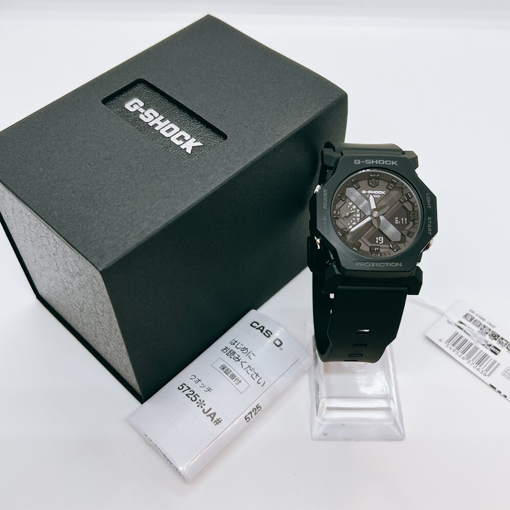 CASIO G-SHOCK GA-2300-1AJF Black Ana-Digi Unisex Watch Minimalist