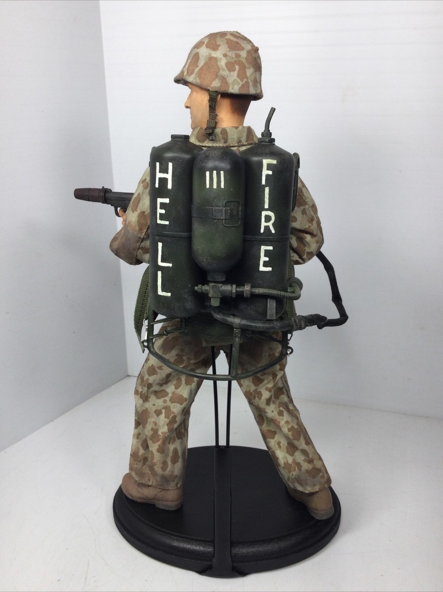 1/6 DRAGON CUSTOM USMC FLAMETHROWER MARINE CAVE/TUNNEL CLEARER +