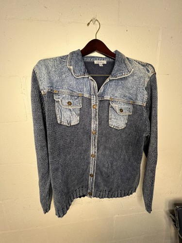 Knit Cardigan Sweater Jacket, Size XL 