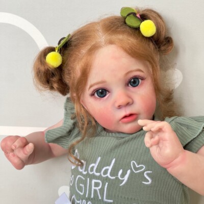 24 Inch Already Finished Painted Reborn Baby Doll Missy 3D Skin Visible Veins