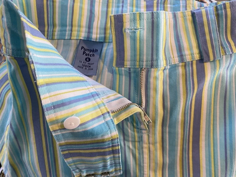 Niñas Jóvenes Talla 8 Mod Rayas Línea A Falda Súper Linda Escuela-Elástica Foto 4 de 4