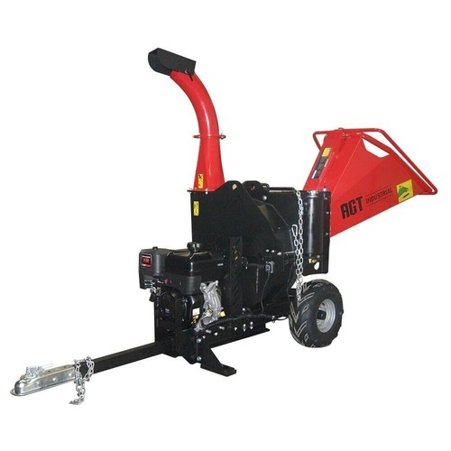 Agrotk Wood Chipper Shredder Mulcher 15HP Gasoline Engine 4.7" Chipping