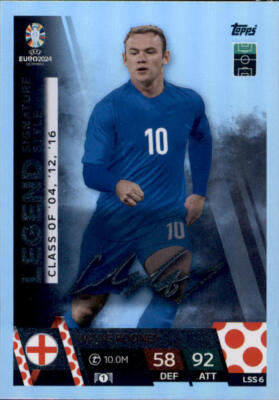 EURO EM Germany 2024 Trading Card LSS 6 - Wayne Rooney - Legend