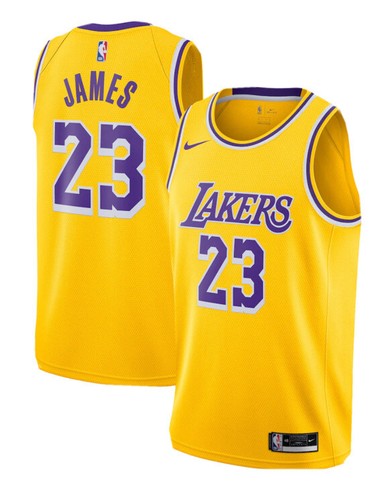 LeBron James NBA Nike Lakers Swingman Jersey Men's CW3669-734 Size XL | eBay