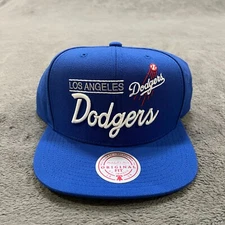 NWT Mitchell & Ness MLB Original Fit Los Angeles Dodgers Retro Lockup Snapback 