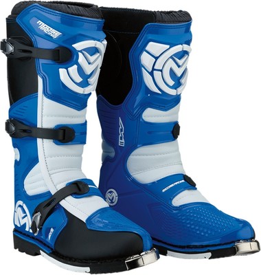 blue dirt bike boots