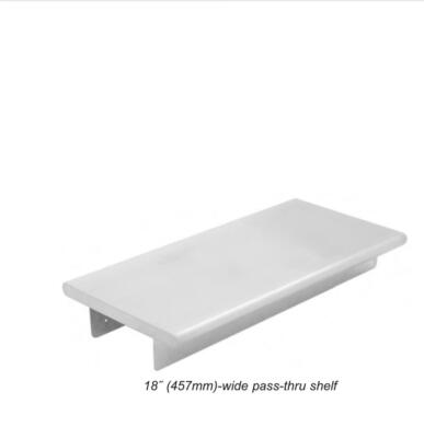 EAGLE GROUP PTS-18144 STAINLESS STEEL PASS THRU SHELF 18 x 144