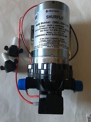 SHURflo RV Water Pump  #2088-554-144 12 Volts  USED  For Parts Only 