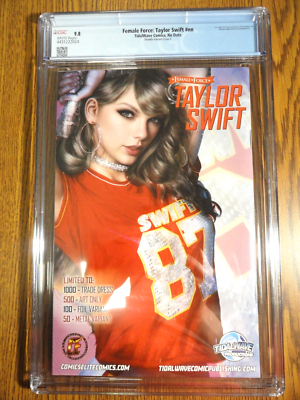 Female Force: Taylor Swift #1 Variant CGC 9.8 NM/M Travis Kelce Jersey  Chiefs 87 | eBay