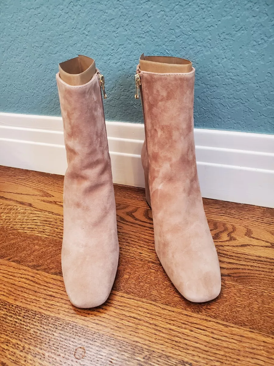 Blush clearance suede booties