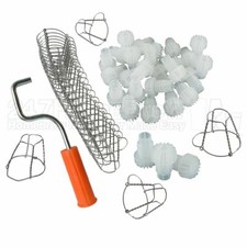 Champagne Bottle Corking Set includes 25 plastic corks wires and fixing tool.