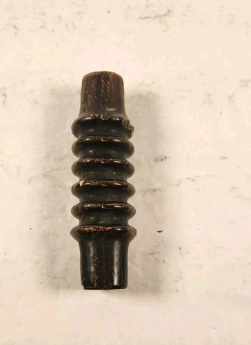 Pequeño aislador de cerámica marrón de alto voltaje (10C3) - Imagen 2 de 5