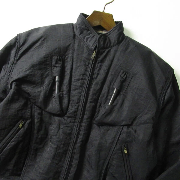 Vintage 1980s Issey Miyake Men Pump Jacket Bomber Jacket Mens Size