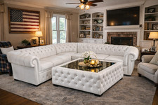 Chesterfield Rochester leder Eck Garnitur 290 x 240 oder 240 x 290