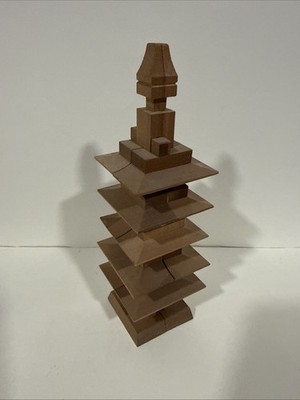 Japanese Kumiki Wood Puzzle Vintage