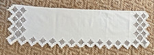 HARDANGER Chest Runner or Valance  48 in x 13 in Norwegian Embroidery