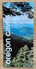 Vintage Oregon Caves Monument National Park Service Brochure-See Description