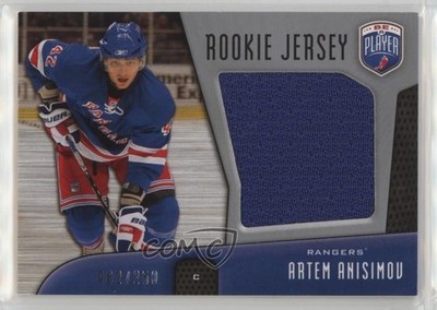 2009-10 Upper Deck Be a Player Rookie Jersey 62/250 Artem Anisimov #RJ-AA RC 4ib