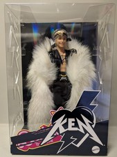 Barbie The Movie Ken Doll, Faux Fur Coat And Fringe, Sealed