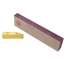 PW14 Knife Strop with 1 Ounce Gold Polishing Compound 8x2 Inch Leather Surface