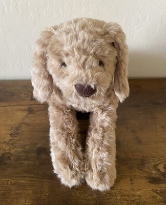 Pottery Barn Kids Gold Labradoodle Plush Dog Lab Tan Stuffed Animal Soft Toy 20 