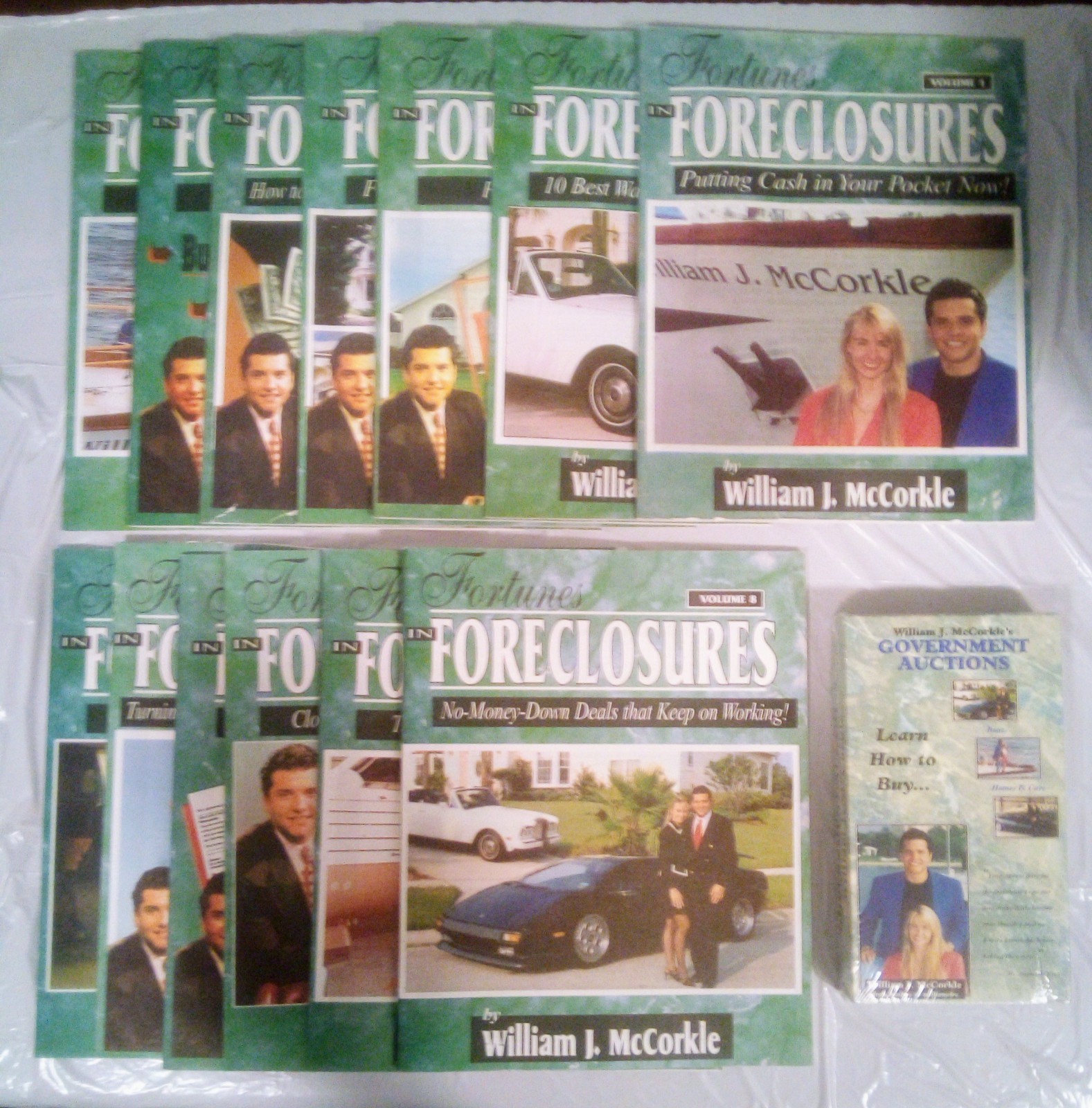 Real Estate Investing Foreclosures Course With Vhs By William J Mccorkle Rare