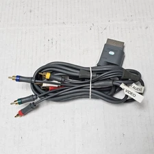 Official Microsoft Xbox 360 Component HD AV Cable Cord X801255-100 Genuine OEM