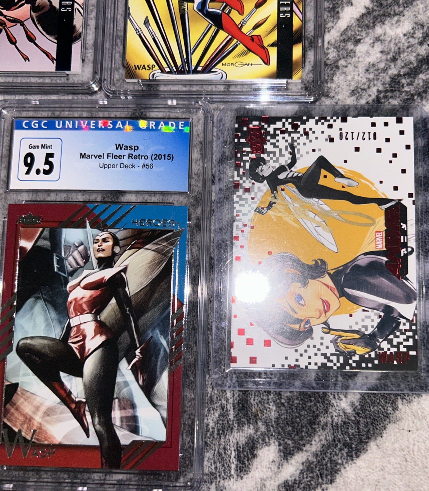 Marvel cards ANTMAN & WASP Anime Momoko Autos Avengers PSA 10 CGC graded slabs view 23
