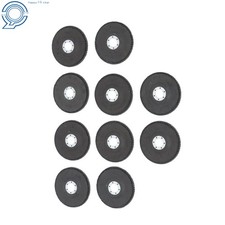 10 Pcs 4-1/2" X 7/8" Premium Zirconia Flap Disc Sanding Grinding 80 Grit Grey