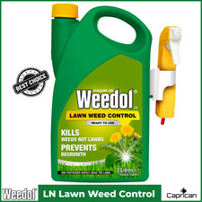Weedol Lawn Weed Control 3L Ready To Use - Kills Broadleaf Weeds Not The Lawn 6.66 per litre