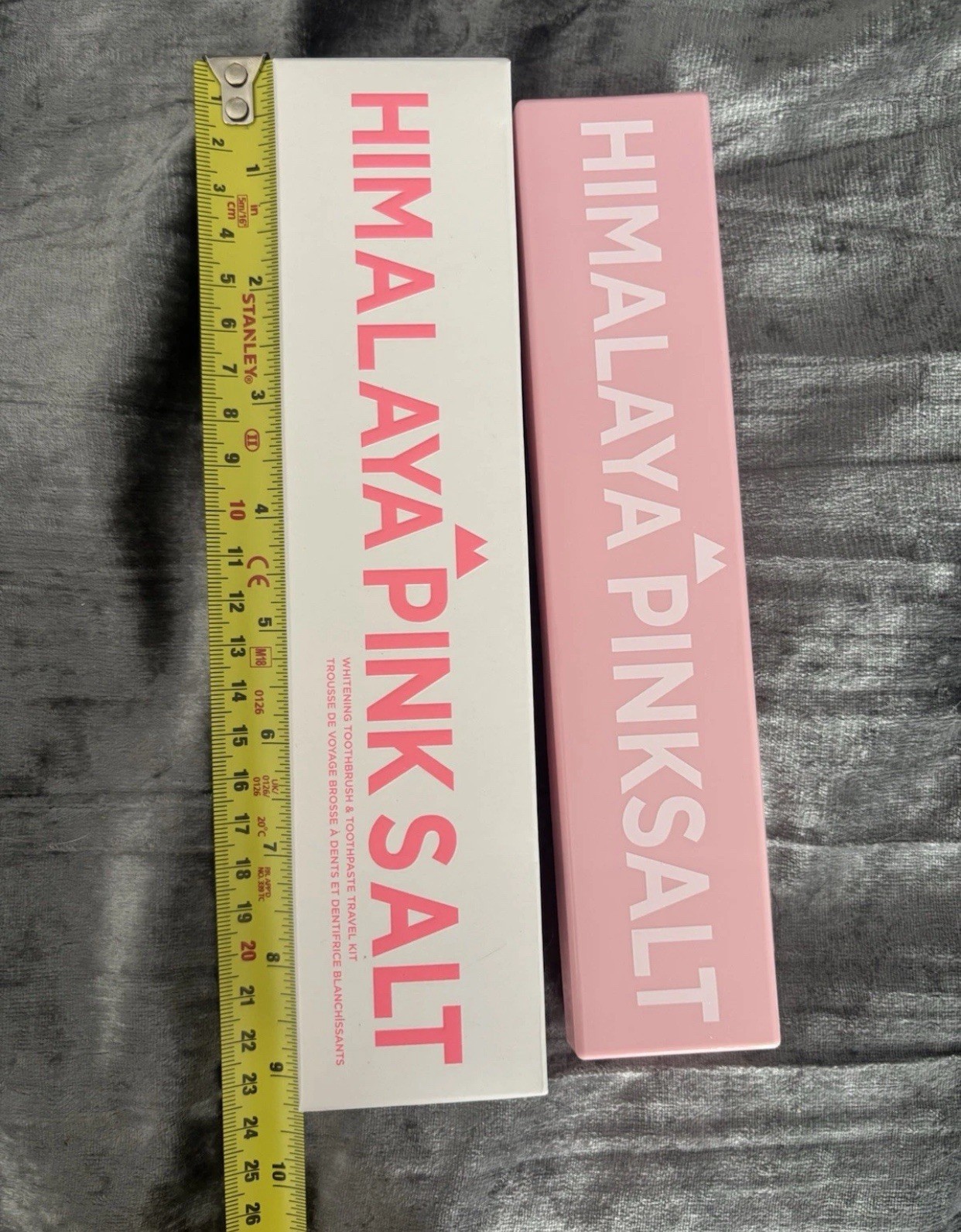 Avon Himalaya Pink Salt Toothpaste Travel Kit w/ Medium Firm Toothbrush & Case 