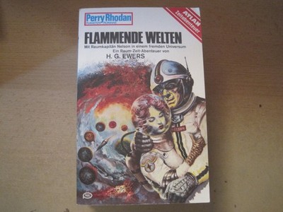 Planeten Romane Perry Rhodan TB 181 + Flammende Welten + Atlan / Ewers