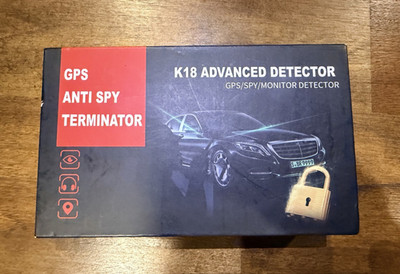 K18 Advanced Hidden Camera Detector - RF GPS Anti-Spy Device - Black